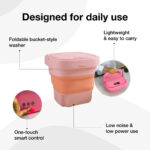 Portable Washing Machine, Foldable Washer and Dryer Combo (1 Set / Mix Color) - Image 3