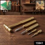 Multi Purpose 5-in-1 Small Hammer Tool with Interchangeable Screwdriver - Image 2