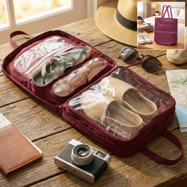 Premium Travel Shoe Storage Bag (1 Pc)