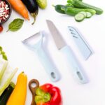 3 in 1 Kitchen Knife & Chopping Board Set (1 Set) - Image 4