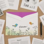 Mix Design A4 Printed Document Folder with Decorative Button Closure (1 Pc) - Image 8