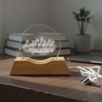 3D Crystal LED Table Lamp (1 Pc) - Image 4