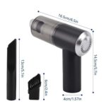 3-in-1 Portable Handheld Vacuum Cleaner for Home & Car Cleaning (1 Pc) - Image 9