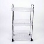 3 Layer Multipurpose Storage Trolley with Wheels - Image 5