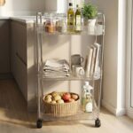 3 Layer Multipurpose Storage Trolley with Wheels - Image 3