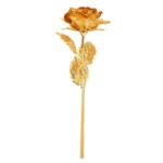 Luxury Decorative Gold Plated Artificial Golden Rose with Premium Box - Image 5