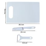 3 in 1 Kitchen Knife & Chopping Board Set (1 Set) - Image 6
