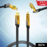4 in 1 Fast Charging Cable (1 Pc / Loose) - Image 12