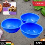 BPA Free Plastic Bowl Set for Cereal Salad Rice Soup Pasta Snack  3 Pc - Image 10
