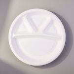 Vegnar 4 Compartment Disposable Food Serving Plate Set (10 Pc) - Image 7