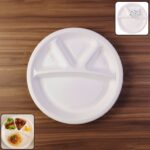 Vegnar 4 Compartment Disposable Food Serving Plates