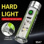Pattern Flashlight USB Flashlight Rechargeable LED Torch Light (1 Pc) - Image 2