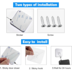 Automatic Door Closer Punch-Free Automatic Sensor Door Closer With 4 Screw - Image 4