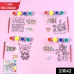 Kids Paint Coloring & Craft Activity Set with Beads (Mix Design, 1 Set) - Image 2