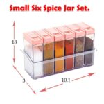 Plastic Spice Jars (6 pcs, 14x22x8cm, Multicolour) - Image 6