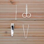 Mini Nail Clipper Set With Plastic Storage Case, (4 Pc Set) - Image 4