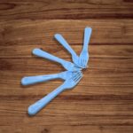 Reusable Heavy Weight Plastic Forks Serving Fork Set for Kitchen Travel Home 5 Pc - Image 11