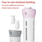 4 in 1 Travel Dispenser Bottle Set Travel Refillable Cosmetic Containers Set - Image 11