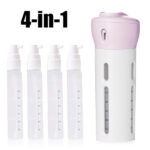 4 in 1 Travel Dispenser Bottle Set Travel Refillable Cosmetic Containers Set - Image 13