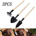 Kid's Garden Tools Set of 3 Pieces (Trowel, Shovel, Rake) - Image 3