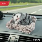 Soft Plush Cute Open-Eye Cat Car Dashboard Showpiece Toy (1 Pc) - Image 2