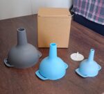 3 in 1 Kitchen Funnel Set of 3, Funnel for Filling Bottle, Small Canning Funnel with Handle, Food Grade Plastic Funnel with Detachable Strainer Filter for Liquid, Dry Ingredients, and Powder - Image 12
