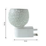 Premium Kapoor Dani Plug-In Star Cut Glass Aroma Diffuser Night Lamp (1 Pc) - Image 6