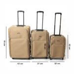 3 In 1 Soft side Trolley Luggage Set 3 Piece - Image 6
