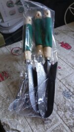 Gardening Tools Hand Cultivator Trowel Heavy Duty Wooden Handle 3 Pc - Image 7