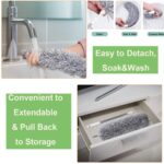 Microfiber Dusters for Cleaning, Telescoping Feather Duster with 100 inches Extendable Handle Pole, Dusting Cleaning Tools for Cleaning High Ceiling, Ceiling Fan, Blinds, Cobwebs, Furniture, Cars - Image 10