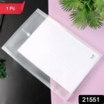 Mix Design Transparent Document Folder – A4 Size Clear File Protector (1 Pc) - Image 2