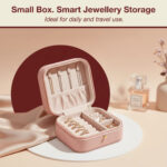 Mini PU Leather jewellery Box for Travel & Storage
