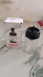 Clear Glass Oil Dispenser Bottle Integrated Silicone Basting Brush (250ml Approx) - Image 8