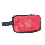 Portable Travel Hand Pouch / Shaving Kit Bag for Multipurpose Use (Red) - Image 13