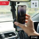 360 Degree Adjustable Rearview Mirror Car Mobile Phone Holder (1 Pc) - Image 2