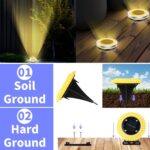 4 Pack Solar Ground Lights - Image 4