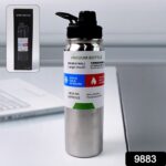 Stainless Steel Double Wall Vacuum-Insulated Drink Water Bottle (600 ML Approx) - Image 2