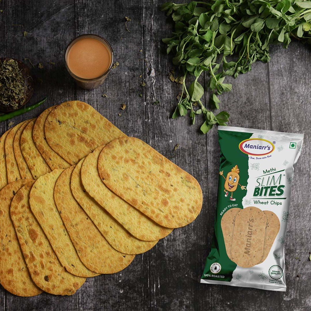 Maniarr's Methi Khakhra Mini Slim Bites 58g