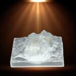 Unique Plastic Night Light: Flameless LED, Diwali (Iceberg Design, Gift) - Image 6