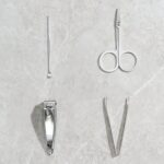 Mini Nail Clipper Set With Plastic Storage Case, (4 Pc Set) - Image 2