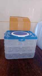 3-Layer Plastic Refrigerator Egg Storage Box (36 Grid) - Image 13