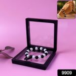 Elegant Black and White Fancy Bracelet (1 Pc) - Image 2