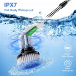 9-in-1 Electric Cleaning Brush with Long Extendable Handle (1 Set) - Image 6