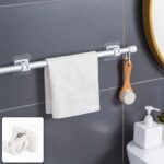 Multipurpose No-Drill Wall Mounted Adhesive Towel Rod Holder