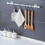 Multipurpose No-Drill Wall Mounted Adhesive Towel Rod Holder (1 Pc) - Image 9