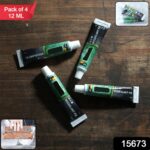Multi-Purpose Instant Sealant Repair Adhesive Tube Pack of 4 (12 ML Each) - Image 2