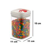 Airtight Lock & Seal Transparent Kitchen Storage Container (1100 ML) - Image 6