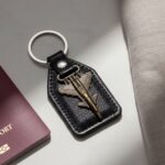 Premium Aircraft Design Leather Finish Keychain (1 Pc) - Image 7