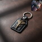 Premium Aircraft Design Leather Finish Keychain (1 Pc)