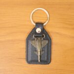 Premium Aircraft Design Leather Finish Keychain (1 Pc) - Image 9